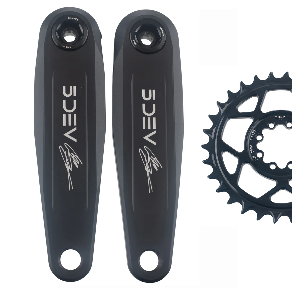 cam zink signature freeride crank + chainring cam zink signature freeride crank + chainring