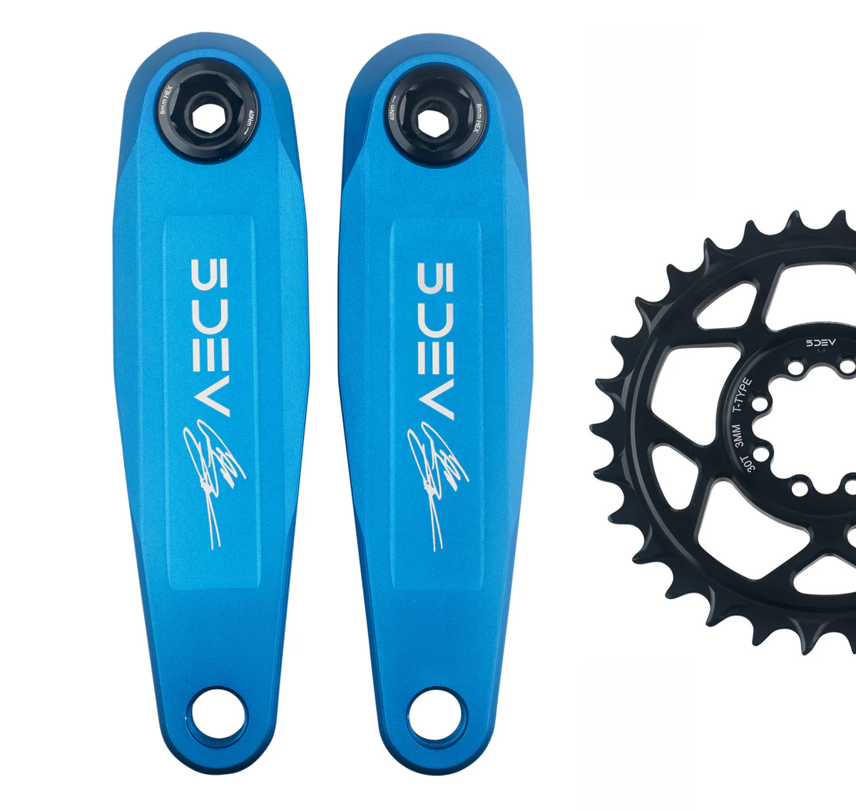 cam zink signature freeride crank + chainring cam zink signature freeride crank + chainring