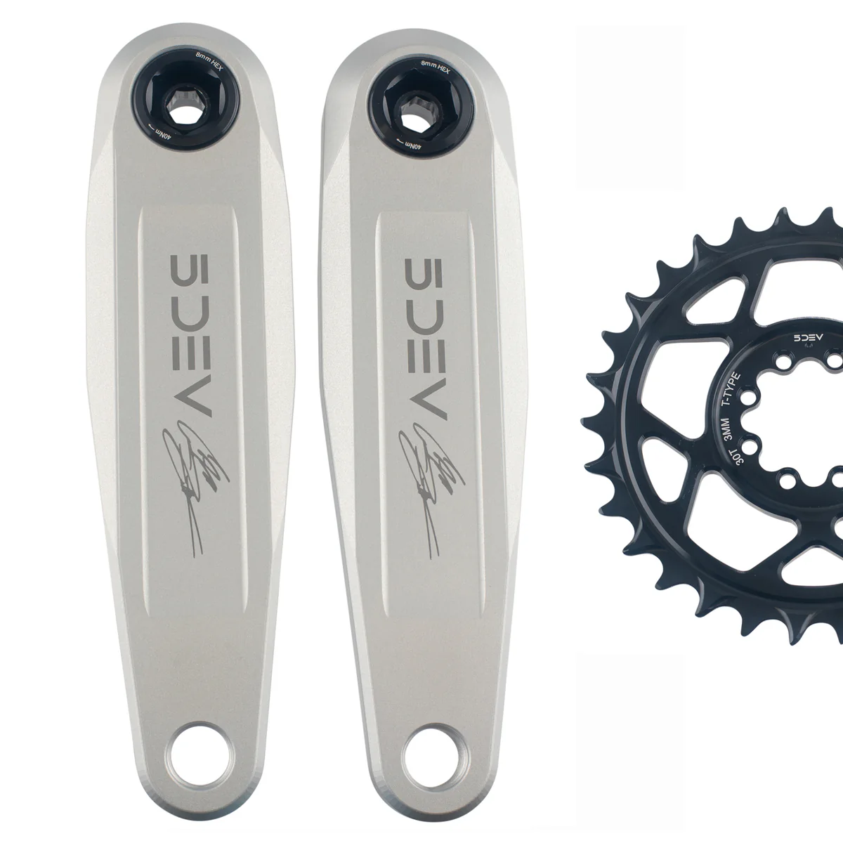 cam zink signature freeride crank + chainring cam zink signature freeride crank + chainring